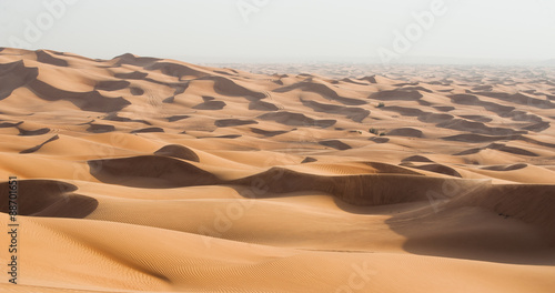 Sand dunes in Dubai desert
