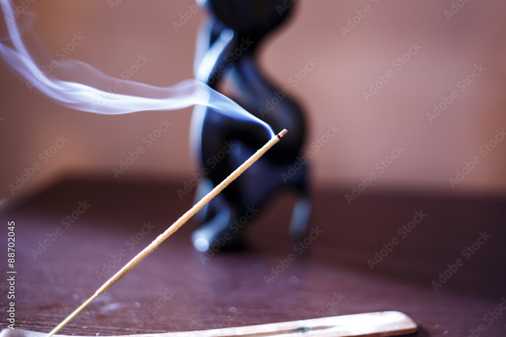 Incense stick with smoke Incense stick with smoke