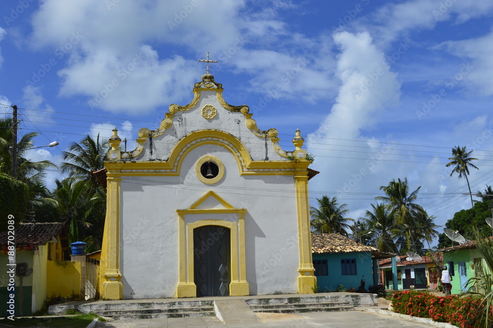 Igreja histórica de Ipioca em Alagoas