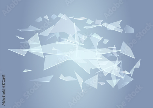 broken glass background