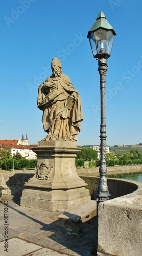 Sankt Fridericus, Alte Mainbrücke, Würzburg photo