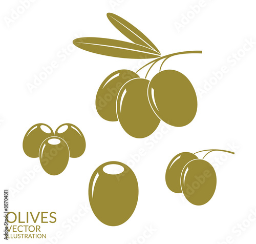 Olives. Set