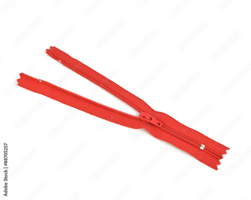 zipper isolated on white background zipper isolated on white background