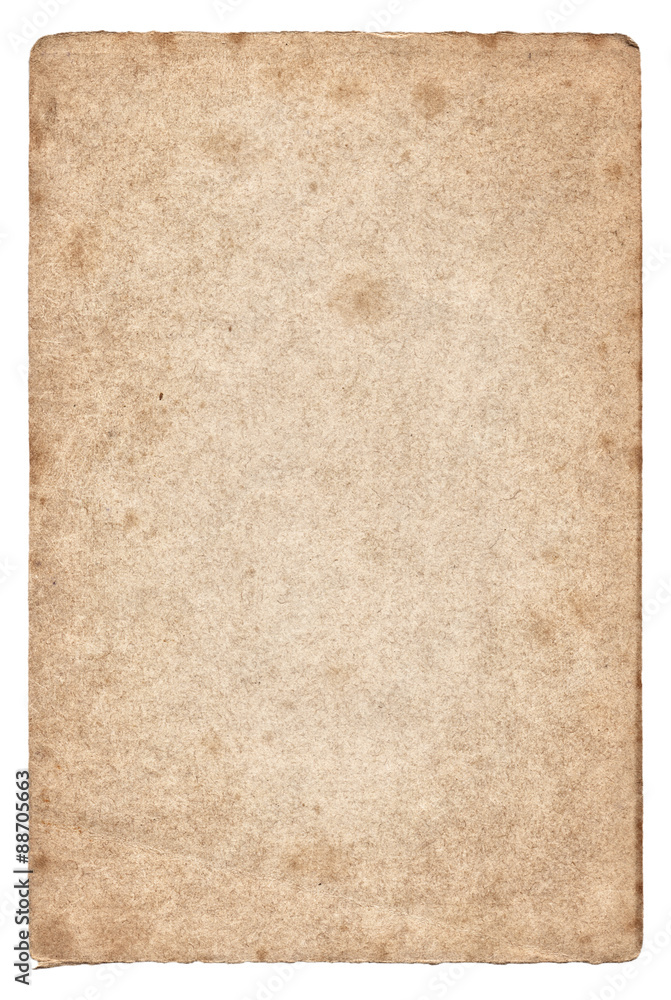 Vintage old paper texture isolated