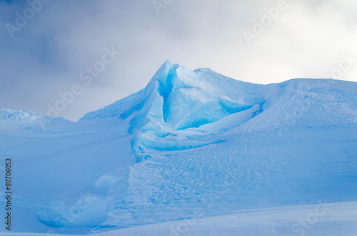 Blue Ice Mountain Peak
