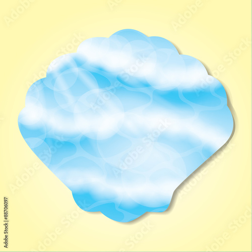 double exposure of wave
