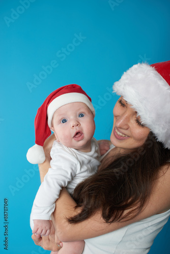 young mother with her sweet baby