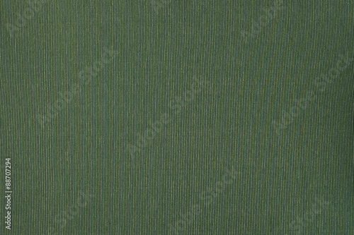 Green woven cotton fabric texture.
