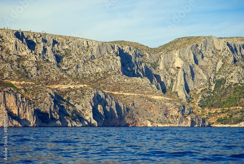 Coast of Hvar island in Croatia