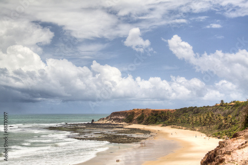 Fototapeta Naklejka Na Ścianę i Meble -  Empty beach close to Pipa, Brazil
