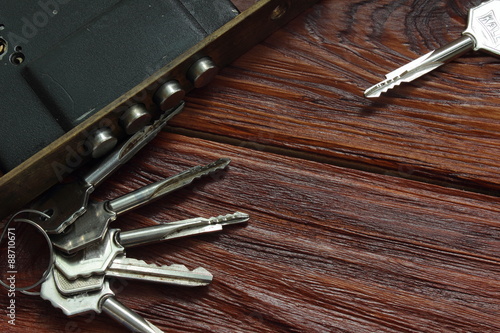 keys and door lock