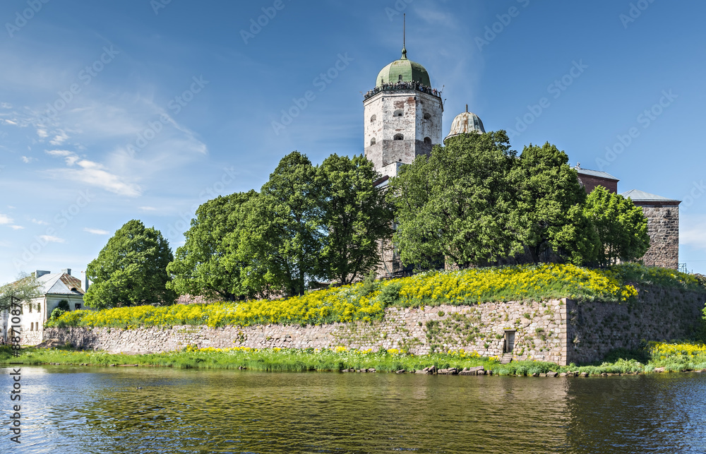 The Vyborg fortress, Russia