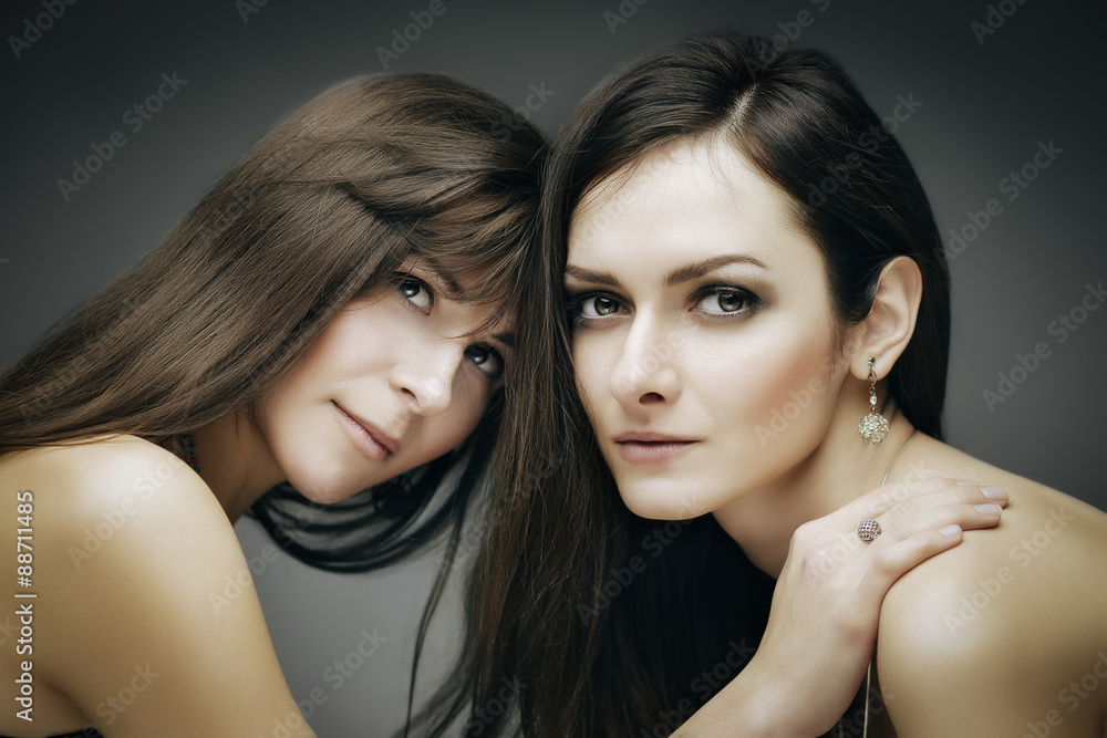 Double brunette Double brunette