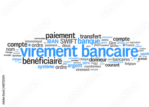 Virement bancaire (compte, banque)