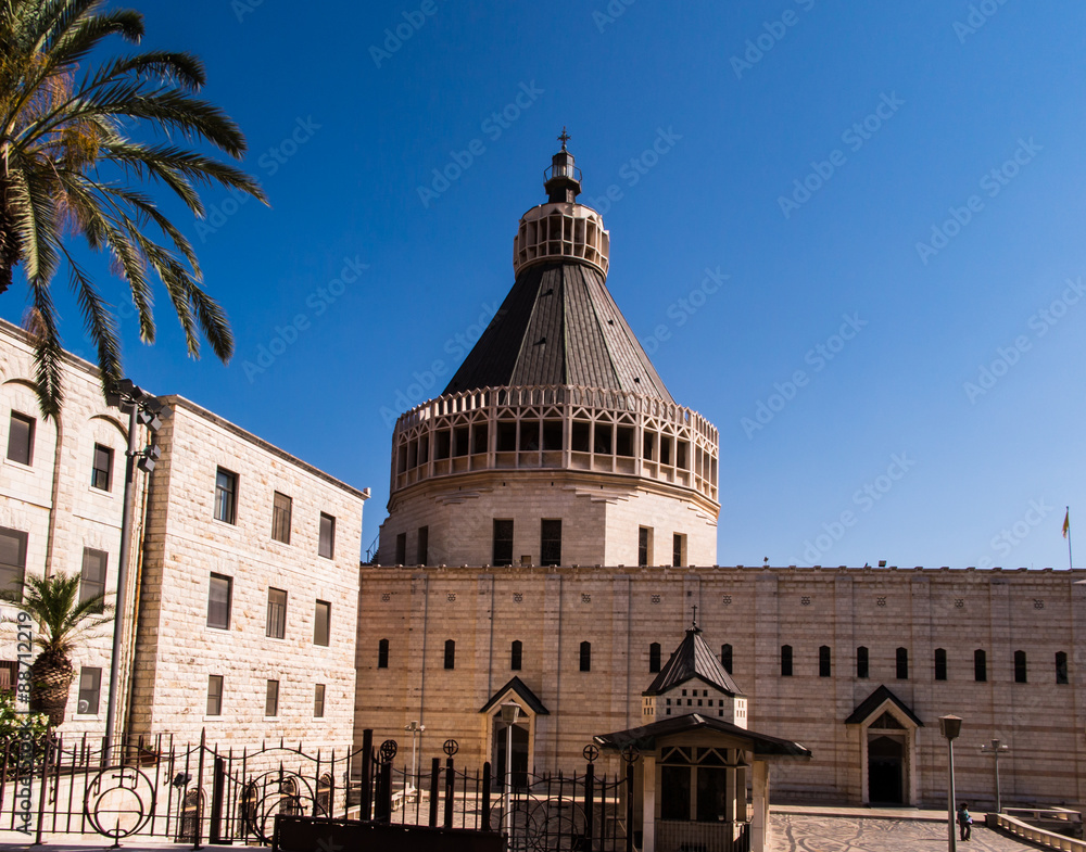 Obraz premium The Church of the Annunciation in Nazareth
