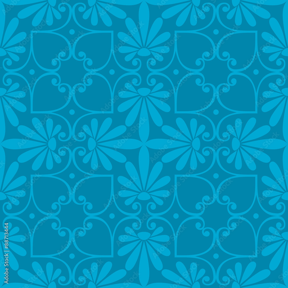 vector seamless floral ornament
