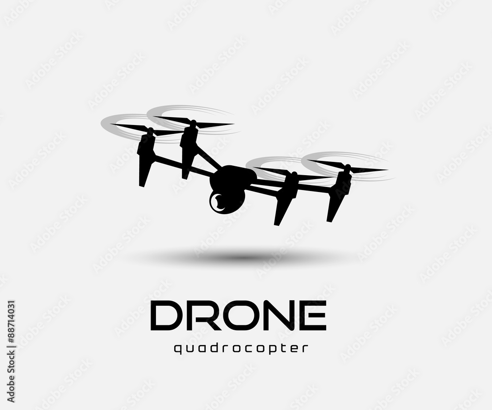 drone quadrocopter - obrazy, fototapety, plakaty 