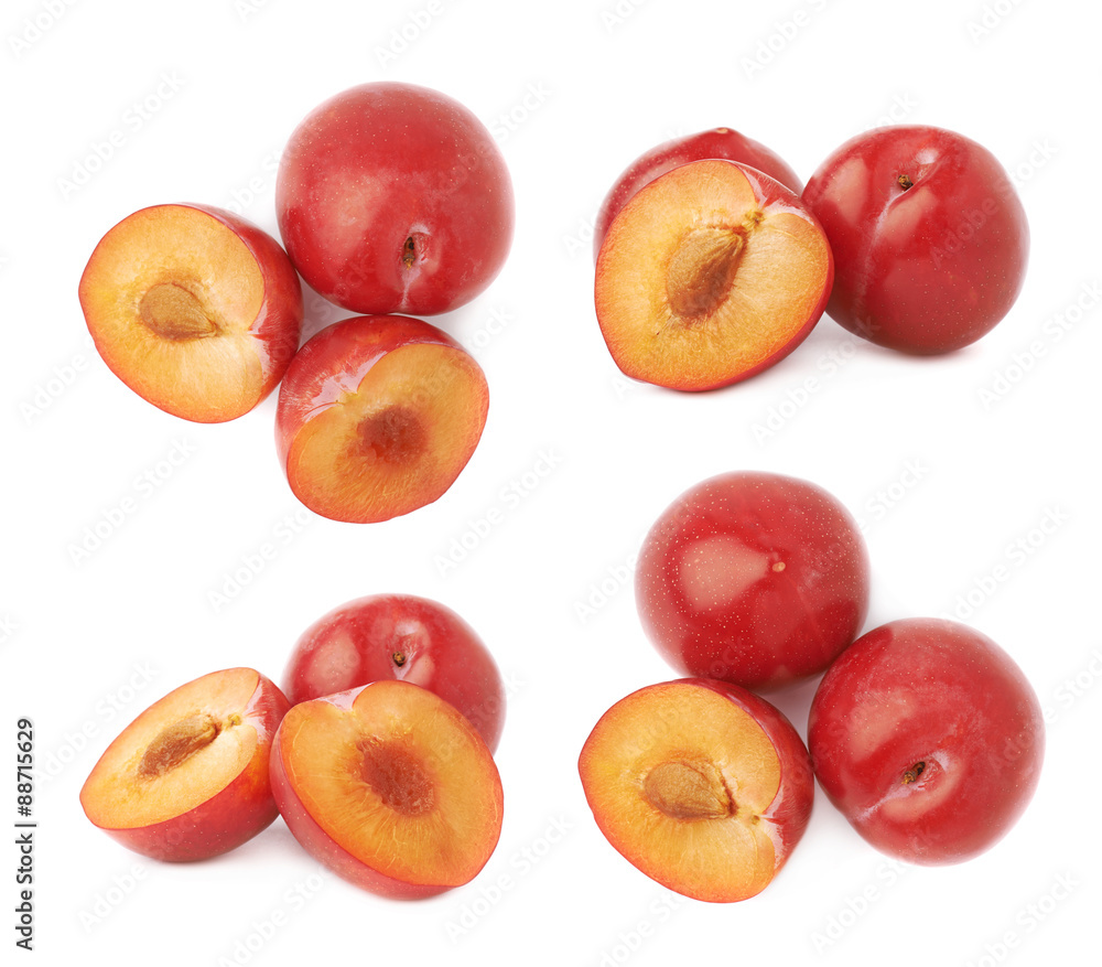Multiple plums composition Multiple plums composition