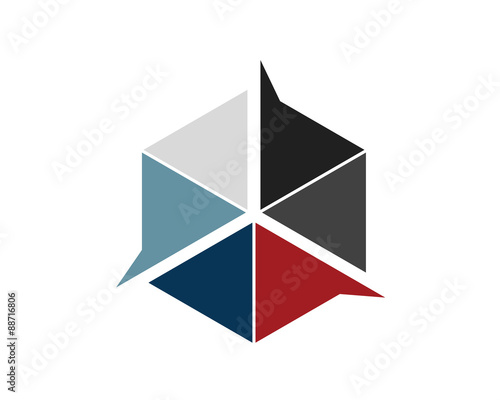 Free Download trimmed hexagon - GFXLoad