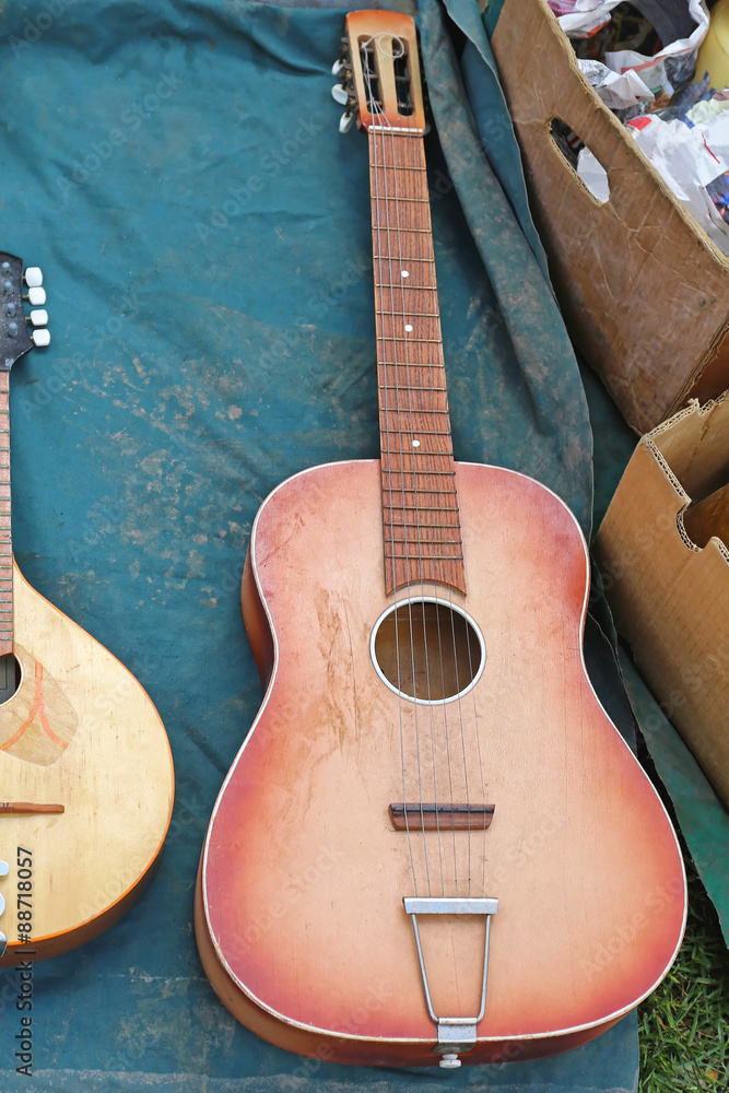 Fototapeta premium Flea Market Guitar