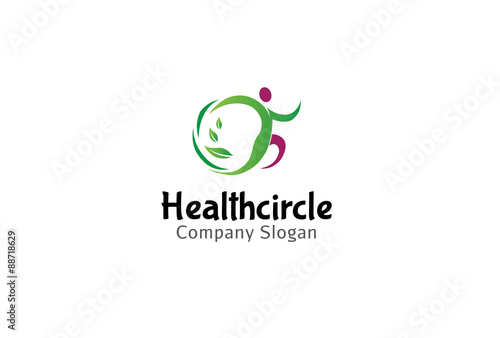 Health Circle Logo template