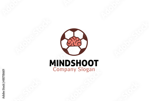 Mind Shoot Logo template