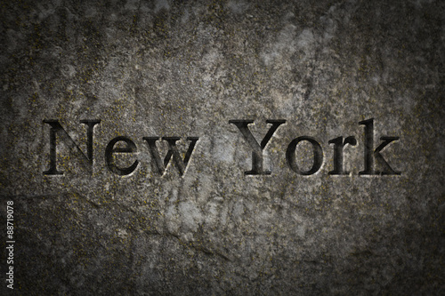 Engraved City New York