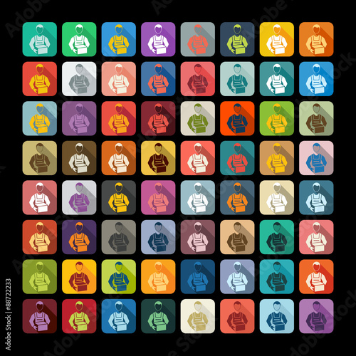 Flat design: longshoreman