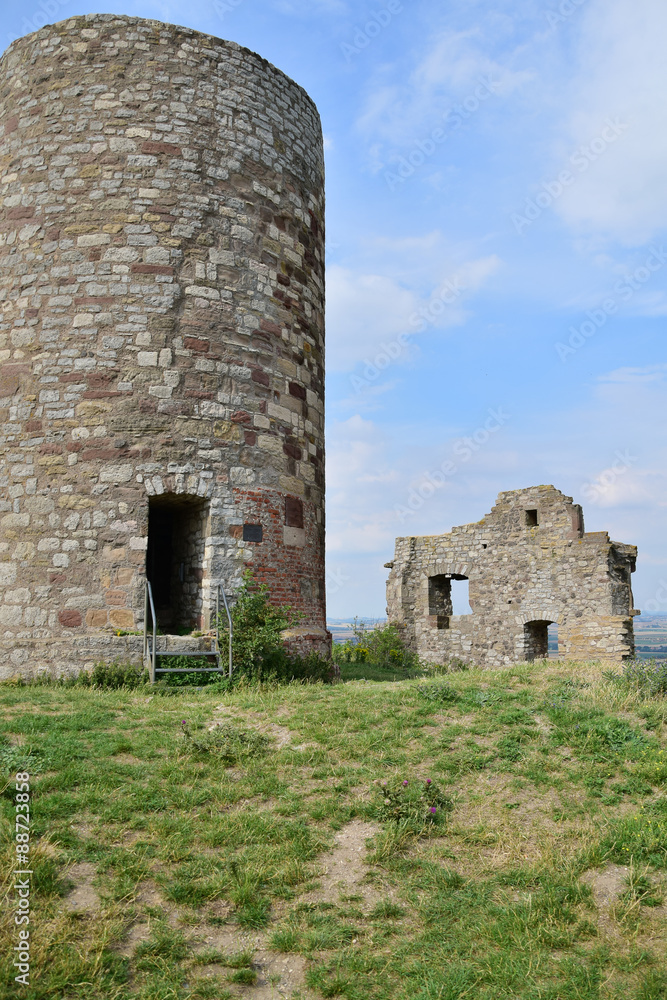 Der Desenberg mit Burgruine bei Warburg Der Desenberg mit Burgruine bei Warburg