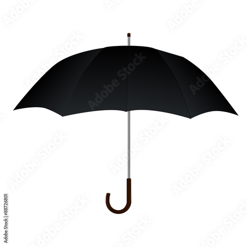 Black umbrella 