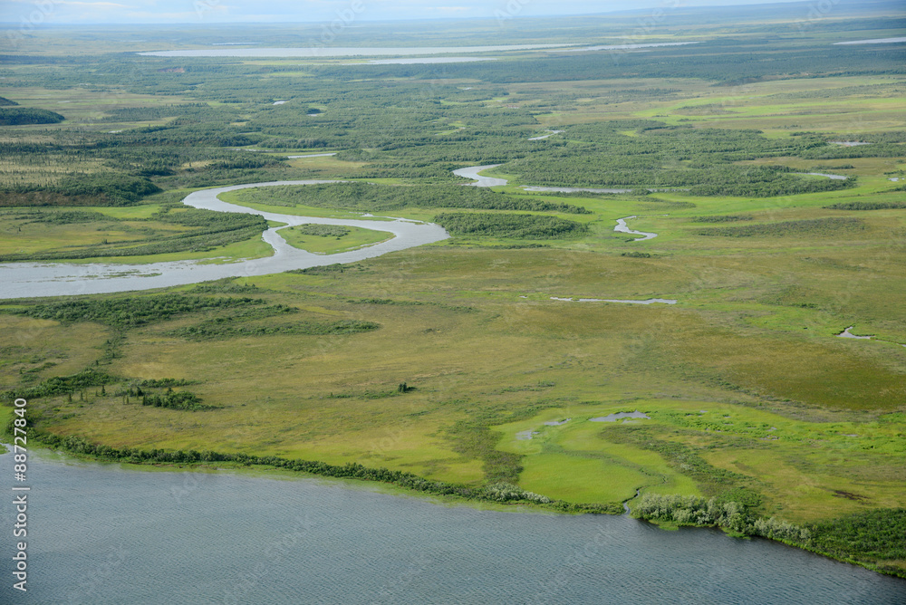 alaska aerial view alaska aerial view