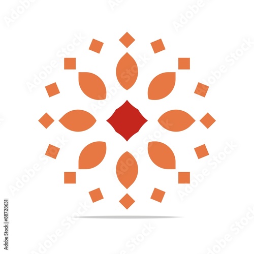 Abstract Logo Floral Design Symbol Icon Vector 