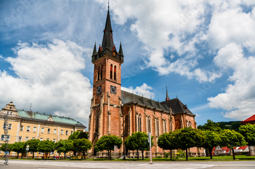 Cathedral in Vrchlabi, Czech republic