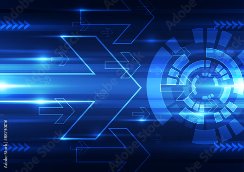 abstract vector future technology speed background illustration