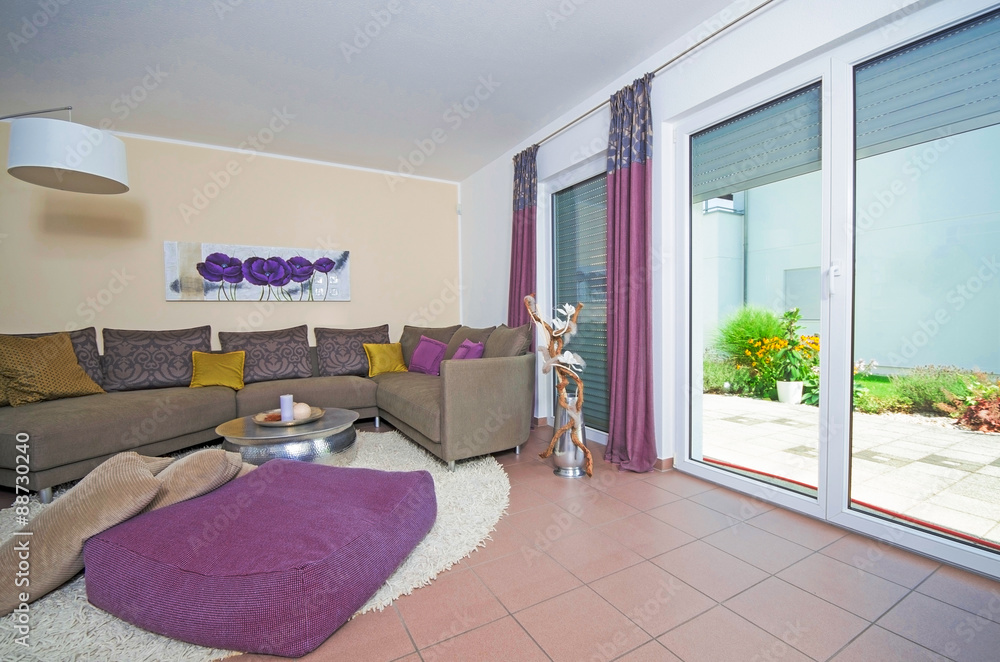 Fototapeta premium Couch im Wohnzimmer