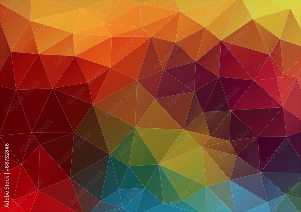 Obraz premium abstract composition with geometric shapes