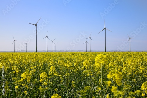 Wind turbines in Lincolnshire