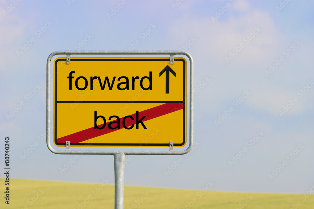 Sign back forward