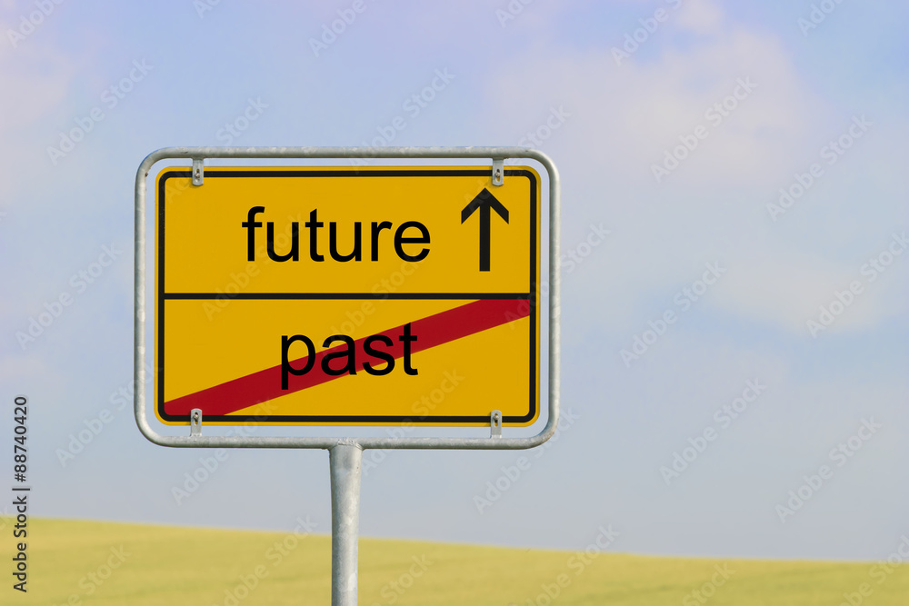 Sign past future