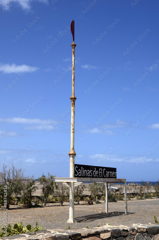 Obraz premium Salinas del Carmen