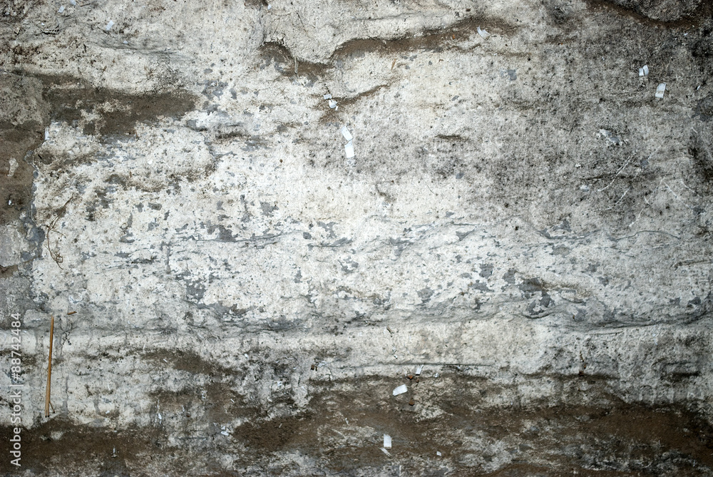 Verwitterte Stein Wand, alte Mauer Verwitterte Stein Wand, alte Mauer