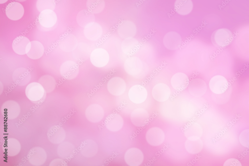 Pink and Blue Bokeh Background