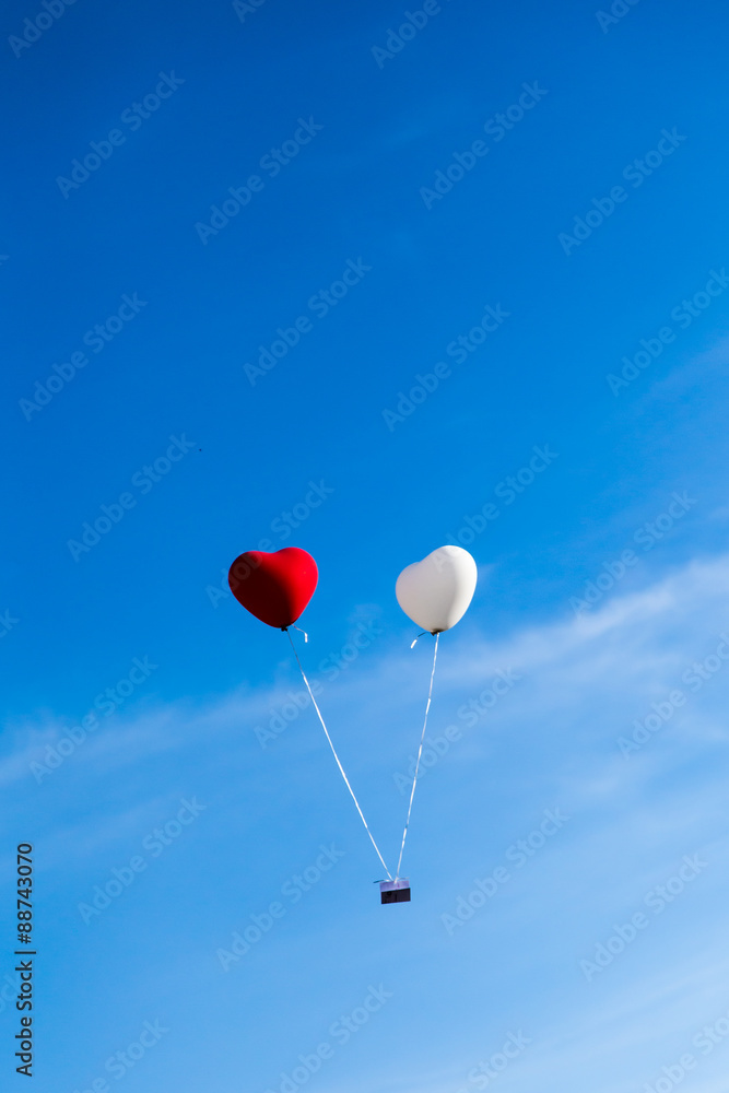 Obraz premium Ballon Herzen