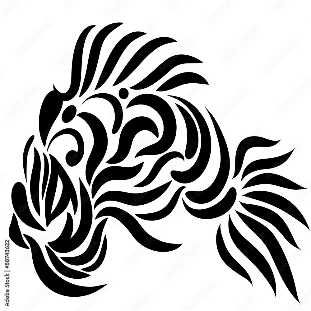 Abstract fish. Abstract fish.