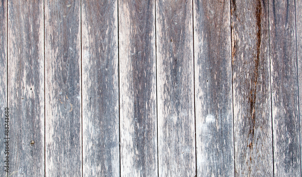 Naklejka premium Old painted wood wall