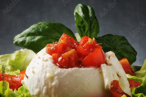 Insalata caprese 이탈리아 요리 イタリア料理 Italialainen keittiö Italienische Küche مطبخ إيطالي Gastronomía de Italia Kuchnia włoska Cucina italiana