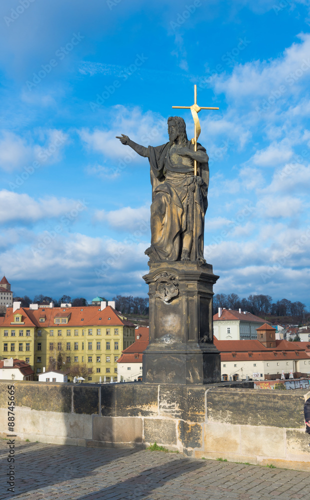 Fototapeta premium charles bridge statue