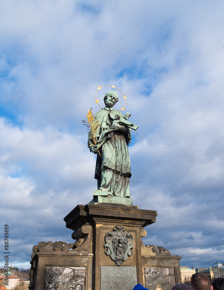 charles bridge statue charles bridge statue