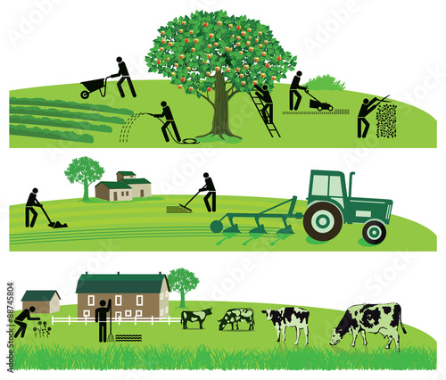 Landwirtschaft und Viezucht