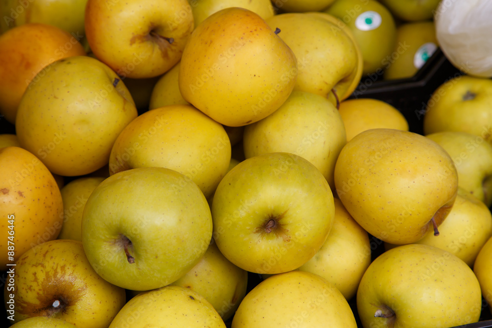 Golden Delicious Apples at Farmers Market